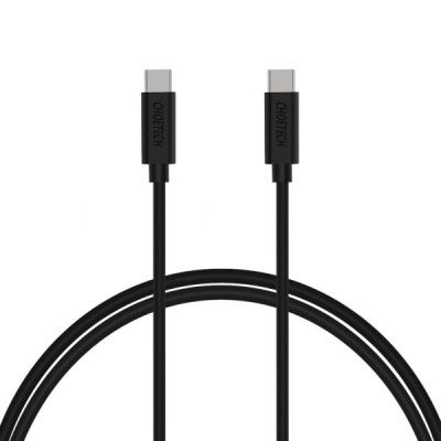 Дата кабель USB-C to USB-C 1.0m Choetech (CC0002)