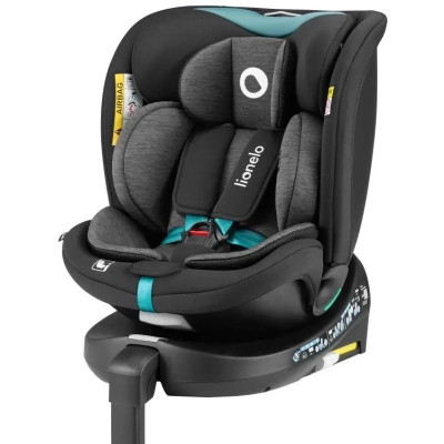 Автокрісло Lionelo Navy I-Size Black Turquoise (LO-NAVY I-SIZE BLACK TURQUOISE)