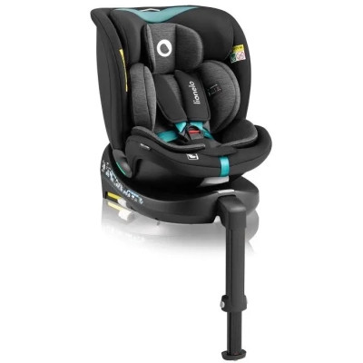 Автокрісло Lionelo Navy I-Size Black Turquoise (LO-NAVY I-SIZE BLACK TURQUOISE)