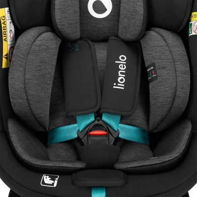 Автокрісло Lionelo Navy I-Size Black Turquoise (LO-NAVY I-SIZE BLACK TURQUOISE)