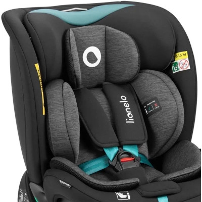 Автокрісло Lionelo Navy I-Size Black Turquoise (LO-NAVY I-SIZE BLACK TURQUOISE)