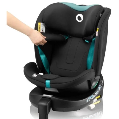 Автокрісло Lionelo Navy I-Size Black Turquoise (LO-NAVY I-SIZE BLACK TURQUOISE)