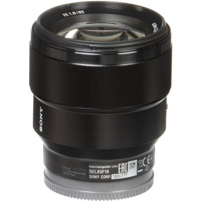 Об&#039;єктив Sony 85mm f/1.8 для камер NEX FF (SEL85F18.SYX)