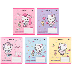 Зошит Kite Hello Kitty, 12 аркушів, клітинка (HK25-232-1)