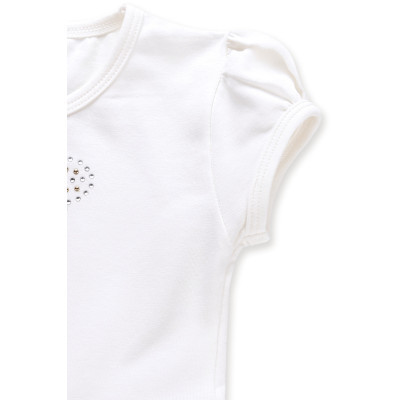 Плаття дитяче Breeze з бантиком з страз (6283-92G-cream)