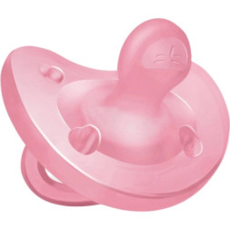 Пустушка Chicco Physioforma Soft силіконова від 6 до 16 місяців, 1шт. (рожева) (73091.92)