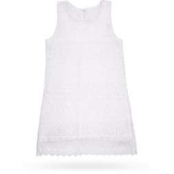 Плаття дитяче Breeze з мережив (8859-128G-cream)