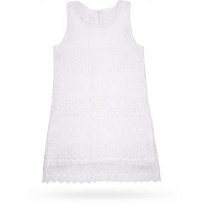 Плаття дитяче Breeze з мережив (8859-128G-cream)