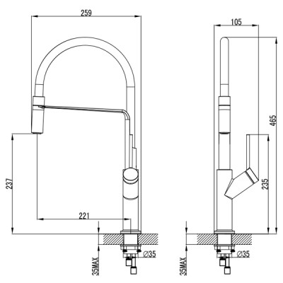 Змішувач Corso ADDA EB-4B520C (9635110)