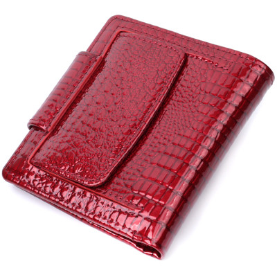 Гаманець ST Leather З натуральної шкіри Червоний (22685)