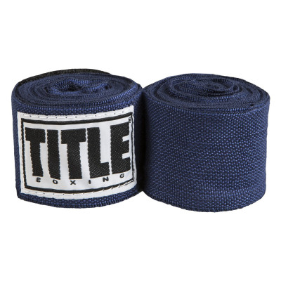 Бинт для спорту Title Boxing Select 180&quot; Semi Elastic Mexican 4.5м Navy (SMHW XL NV)