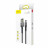 Дата кабель USB 2.0 AM to Lightning 2.0m Cafule grey+black Baseus (CALKLF-HG1)
