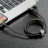 Дата кабель USB 2.0 AM to Lightning 2.0m Cafule grey+black Baseus (CALKLF-HG1)