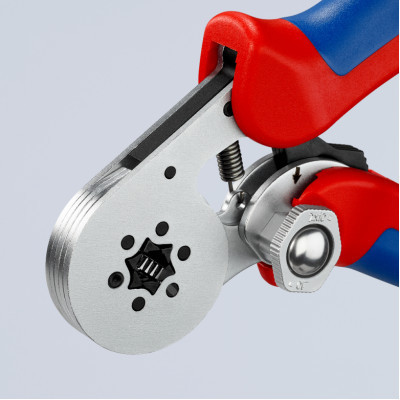 Затиск для клем KNIPEX для контактних гільз, шестигранний обжим (97 55 14)