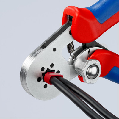 Затиск для клем KNIPEX для контактних гільз, шестигранний обжим (97 55 14)