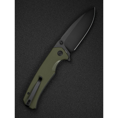 Ніж Sencut Skarnax, Darkwash, зелений G10 (S24025-2)