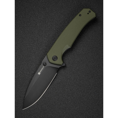 Ніж Sencut Skarnax, Darkwash, зелений G10 (S24025-2)