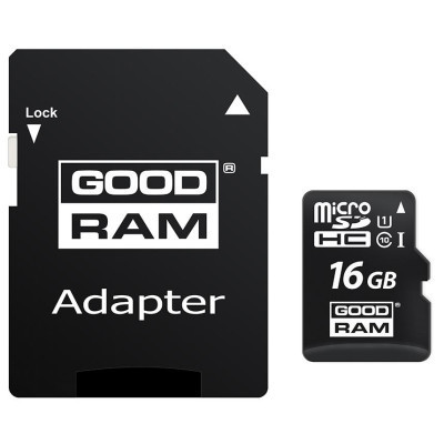 Карта пам&#039;яті Goodram 16GB microSDHC Class 10 (M1AA-0160R12)