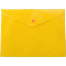 Папка - конверт Buromax А4, with a button, yellow (BM.3926-11)