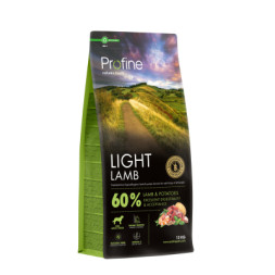 Сухий корм для собак Profine Light Lamb and Potatoes для собак з надмірною вагою 12 кг (8595602569458)