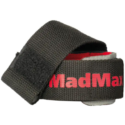 Кистьові лямки MadMax PWR Straps + Black/Grey/Red (MFA-332-U)