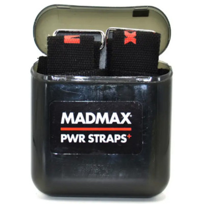 Кистьові лямки MadMax PWR Straps + Black/Grey/Red (MFA-332-U)