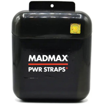 Кистьові лямки MadMax PWR Straps + Black/Grey/Red (MFA-332-U)