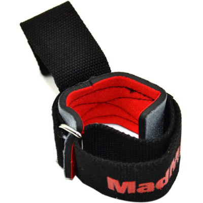 Кистьові лямки MadMax PWR Straps + Black/Grey/Red (MFA-332-U)
