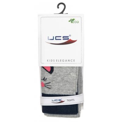 Колготки дитячі UCS Socks з котиком (M0C0301-2116-3G-grayblue)