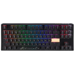 Клавіатура Ducky One 3 TKL Cherry MX Silent Red RGB UA USB Black (DKON2187ST-SUAPXCLAWSC1)