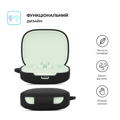 Чохол для навушників Armorstandart Hang Case для Xiaomi Redmi Buds 6 Black (ARM83390)