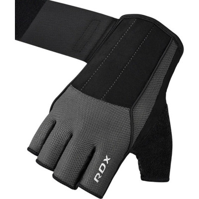 Рукавички для фітнесу RDX W3 with EVA Padding Grey S (WGS-W3G-S+)
