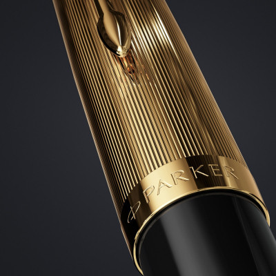 Ручка пір&#039;яна Parker PARKER 51 Premium Black GT  FP18 F (57 011)