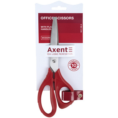 Ножиці Axent Modern, 20 см, червоні (6411-06-A)