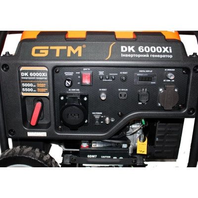Генератор GTM інверторний DK6000Xi, 5,0kW (DK6000Xi)