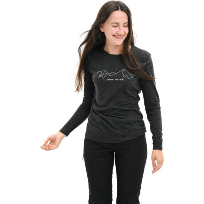 Футболка Turbat Cozy Logo 2 LS Wmn caviar M (012.004.4344)