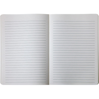 Книга записна Buromax Tweed 125x195 мм 96 аркушів в лінію обкладинка зі штучної шкіри Сіра (BM.291263-09)