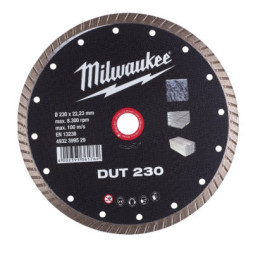 Круг відрізний Milwaukee алмазний DUT 230 (4932399529)