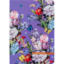 Книга записна Axent A5 Olga Selyshcheva Secret Garden 80 аркушів, клітинка (8700-10-A-OS)