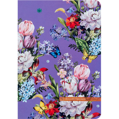 Книга записна Axent A5 Olga Selyshcheva Secret Garden 80 аркушів, клітинка (8700-10-A-OS)