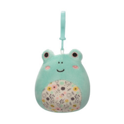 М'яка іграшка Squishmallows на кліпсі - Жабка Фрід 9 см (SQCP00179)