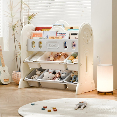 Дитячий стелаж Mealux Slotto Grey (KD-E121 Grey)