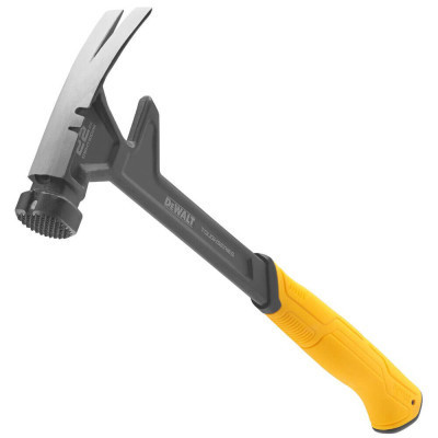Молоток DeWALT DEM-CLAW демонтажний, суцільнометалевий, 624 г, з прямим цвяхом. (DWHT51008-0)