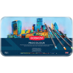Олівці кольорові Derwent Procolour, 72 кольорів (5028252514675)