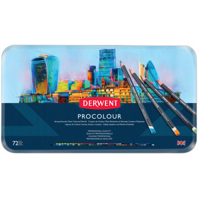 Олівці кольорові Derwent Procolour, 72 кольорів (5028252514675)