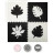Дитячий килимок MoMi пазл Feli 120 х 120 cм Black (AKCE00028)