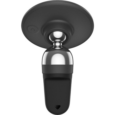 Універсальний автотримач Baseus Magnetic (на решітку) black (SUCC000101)
