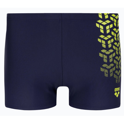 Плавки Arena Kikko V Swim Short 006703-760 темно-синій, жовтий 90 (3468337156413)