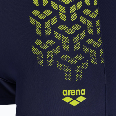 Плавки Arena Kikko V Swim Short 006703-760 темно-синій, жовтий 90 (3468337156413)