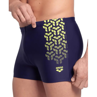 Плавки Arena Kikko V Swim Short 006703-760 темно-синій, жовтий 90 (3468337156413)
